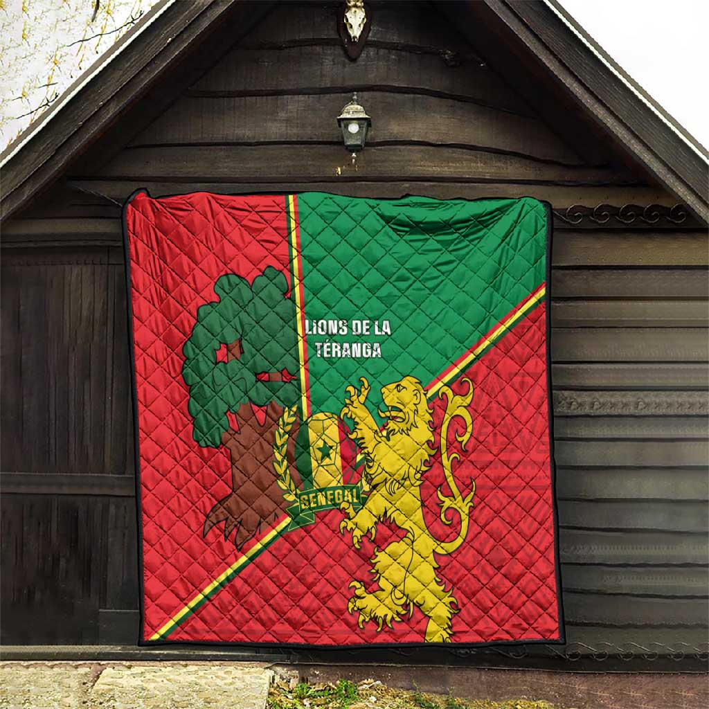 Senegal Football Quilt 2024 Go Champions Lions De La Teranga LT14