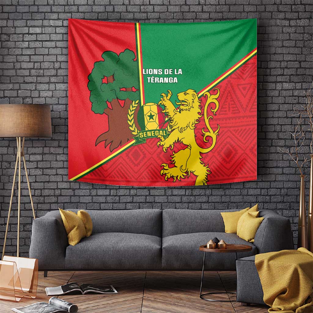Senegal Football Tapestry 2024 Go Champions Lions De La Teranga LT14