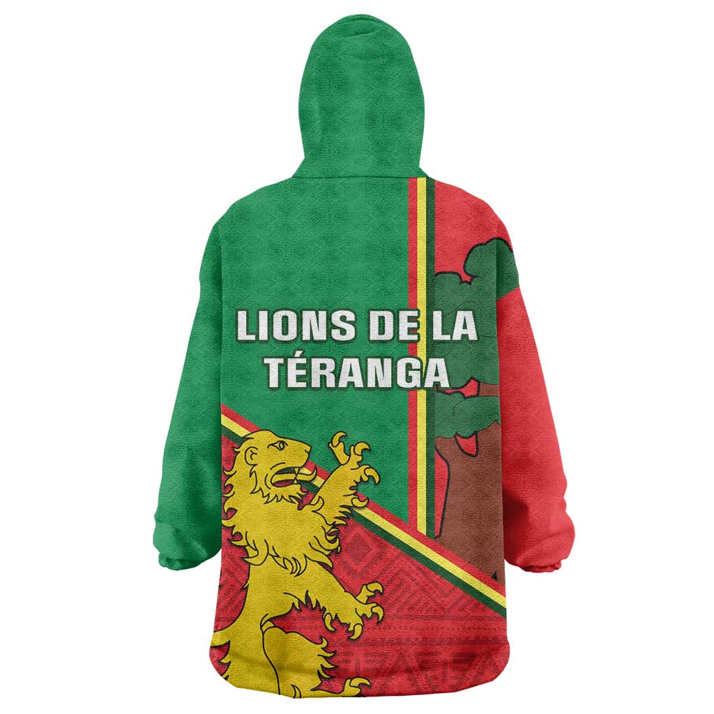 Senegal Football Wearable Blanket Hoodie 2024 Go Champions Lions De La Teranga LT14
