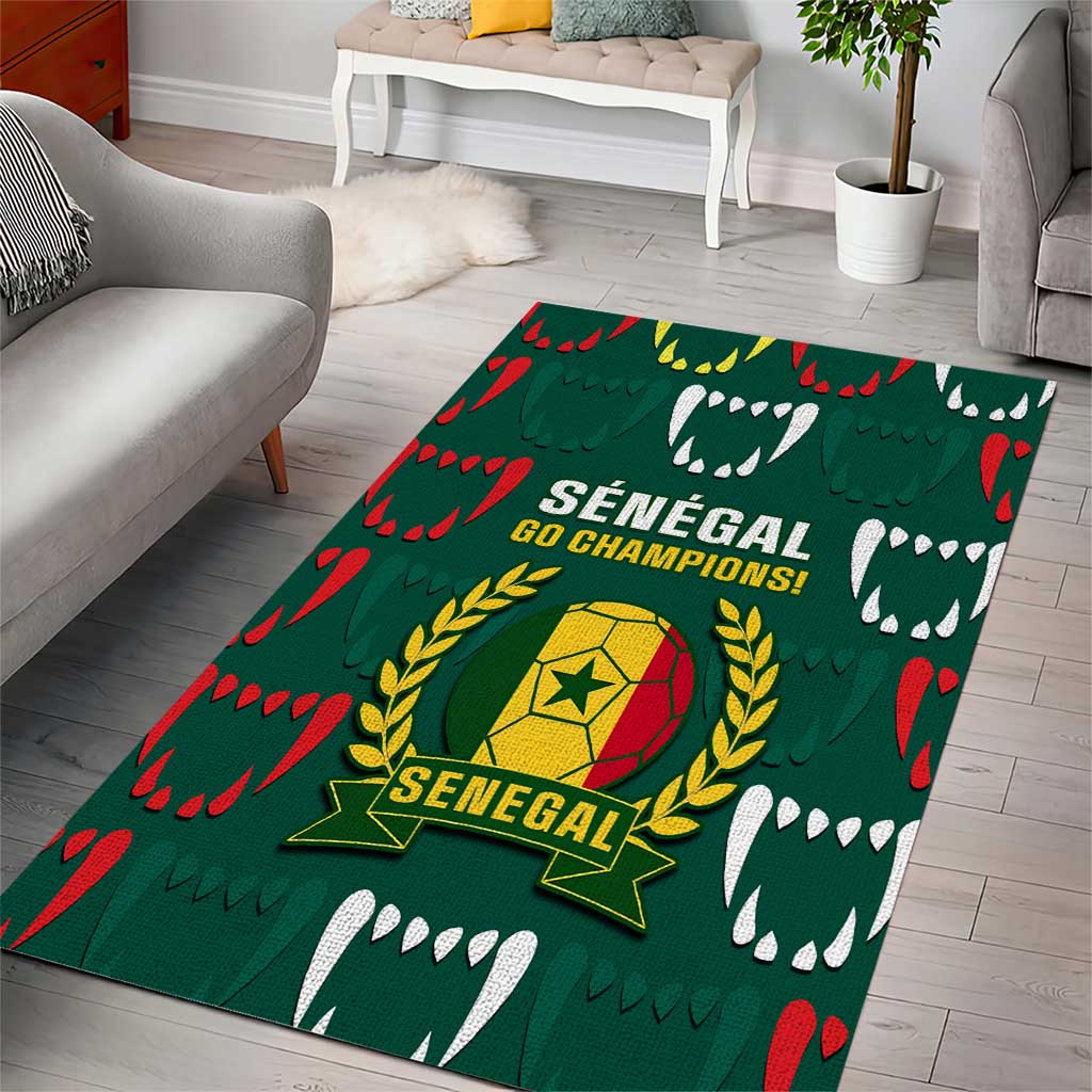 Senegal Football Area Rug 2024 Culture Pour Home Style LT14