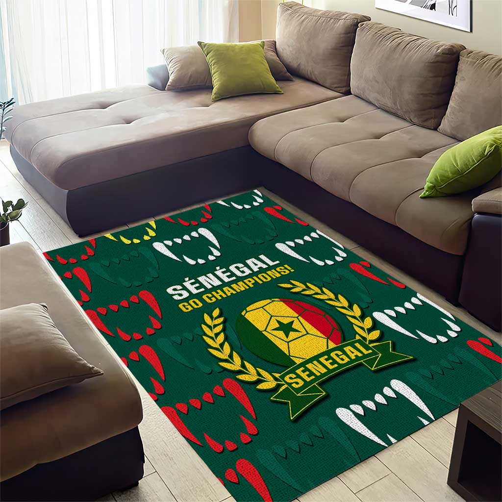 Senegal Football Area Rug 2024 Culture Pour Home Style LT14