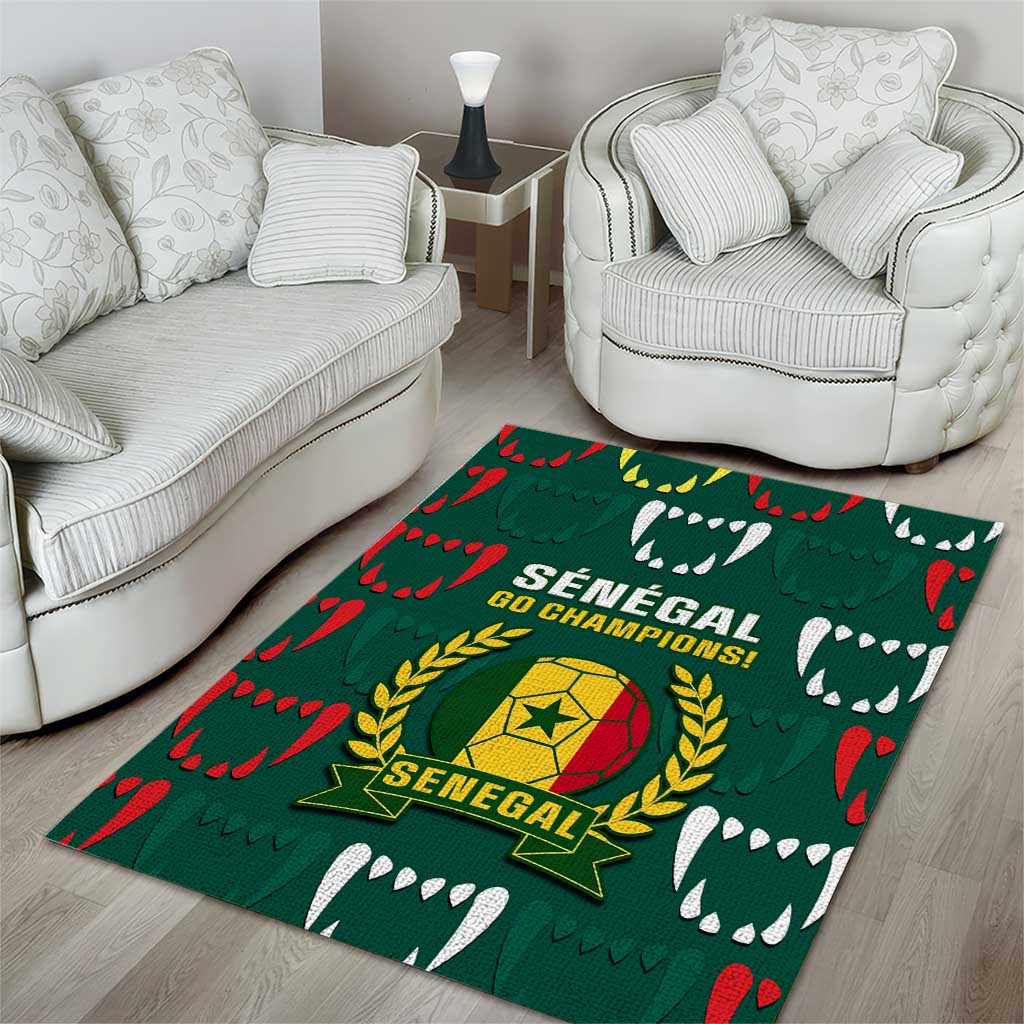Senegal Football Area Rug 2024 Culture Pour Home Style LT14