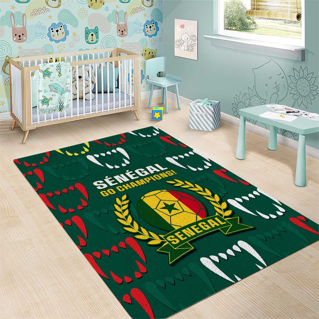 Senegal Football Area Rug 2024 Culture Pour Home Style LT14