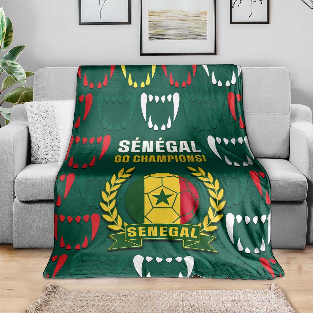 Senegal Football Blanket 2024 Culture Pour Home Style LT14