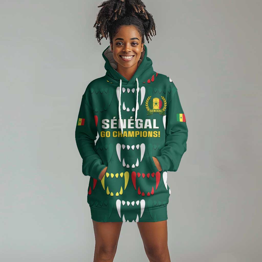 Custom Senegal Football Hoodie Dress 2024 Culture Pour Home Style LT14