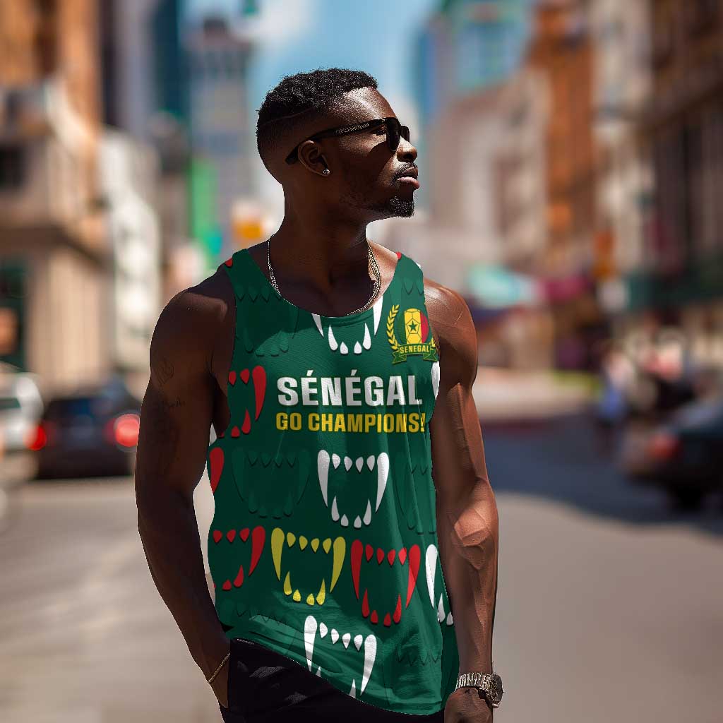 Custom Senegal Football Men Tank Top 2024 Culture Pour Home Style LT14