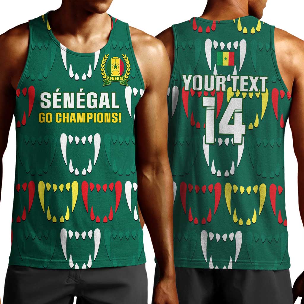 Custom Senegal Football Men Tank Top 2024 Culture Pour Home Style LT14