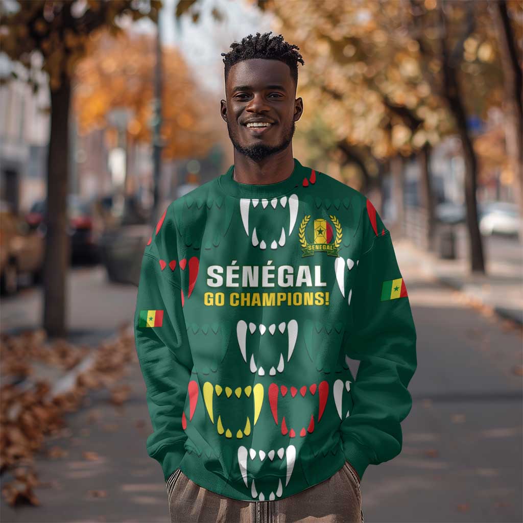 Custom Senegal Football Sweatshirt 2024 Culture Pour Home Style LT14