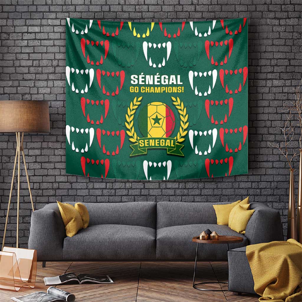 Senegal Football Tapestry 2024 Culture Pour Home Style LT14