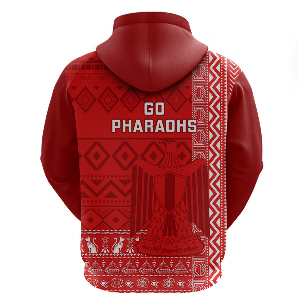 Egypt Football Hoodie 2024 Go Champions Pharaohs Egyptian Patterns LT14