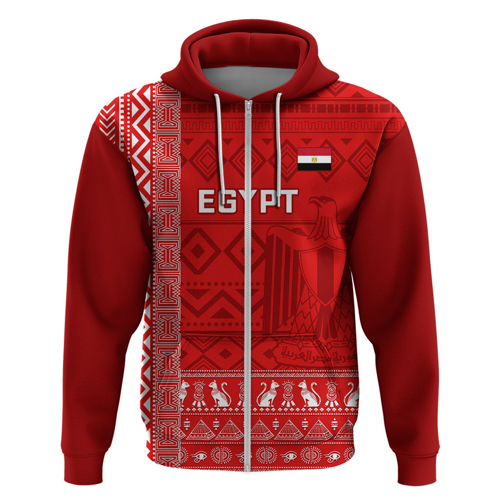 Egypt Football Hoodie 2024 Go Champions Pharaohs Egyptian Patterns LT14