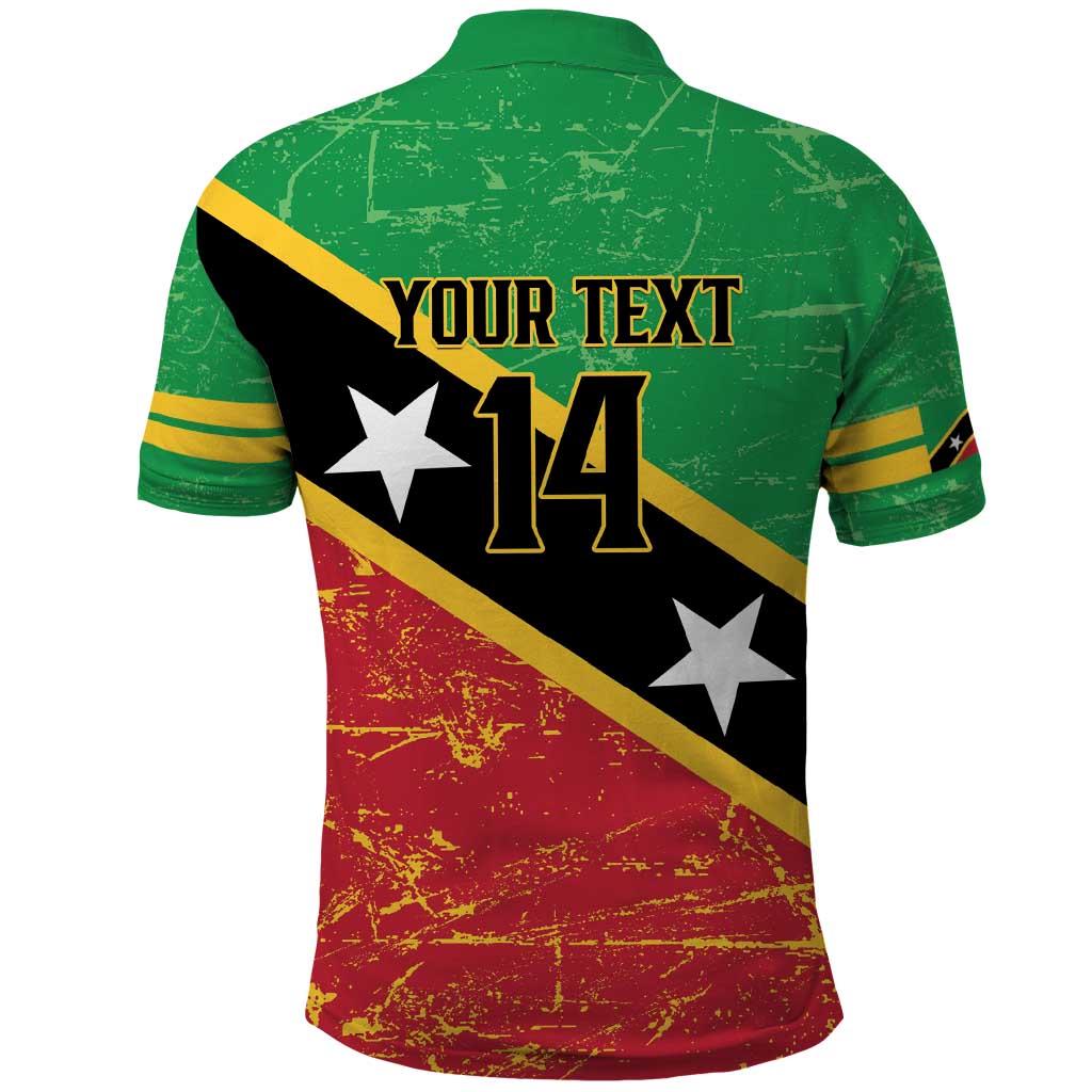 Custom Saint Kitts and Nevis Football Polo Shirt 2025 Go Sugar Boyz LT14