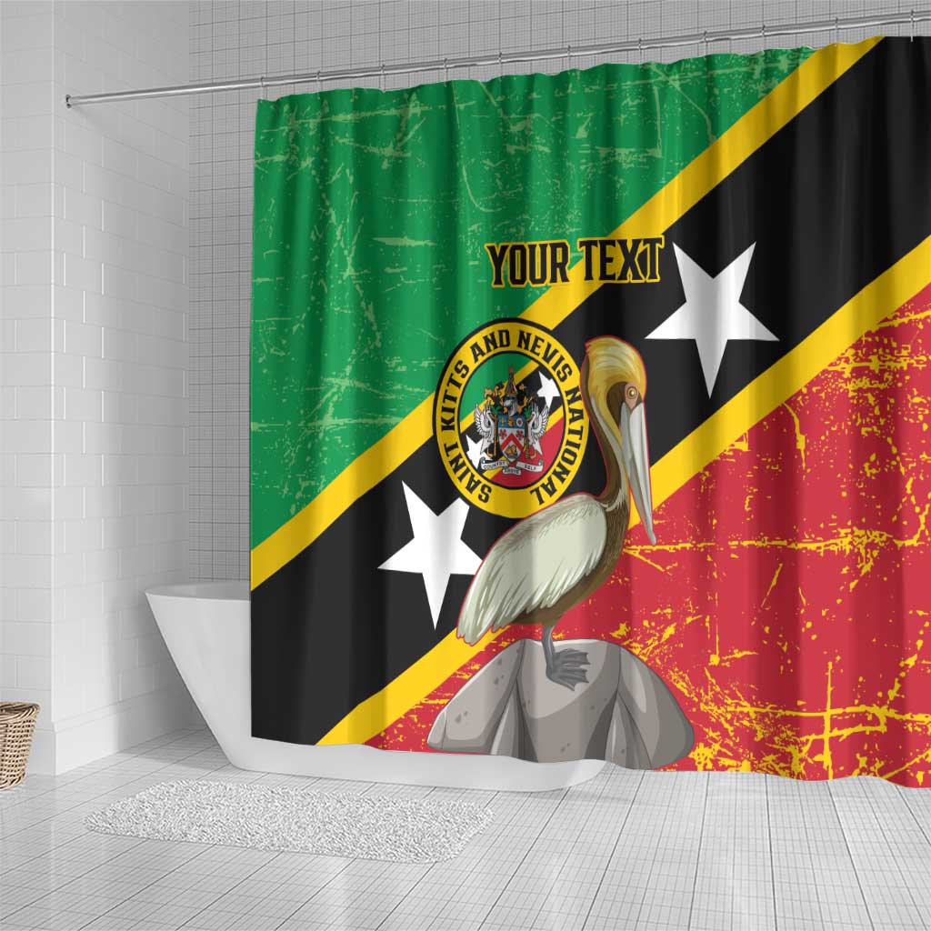 Custom Saint Kitts and Nevis Football Shower Curtain 2025 Go Sugar Boyz LT14