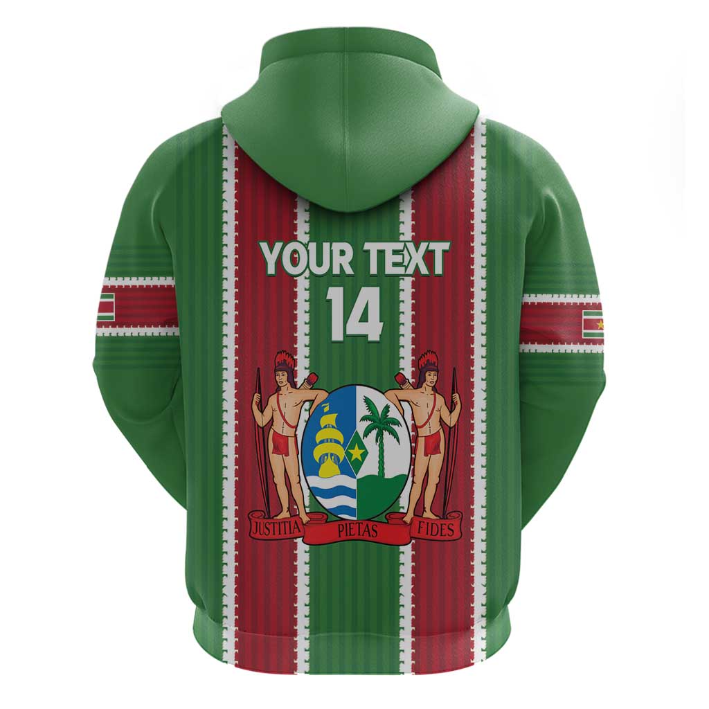 Custom Suriname Football Hoodie 2025 Go Natio Flag Color LT14