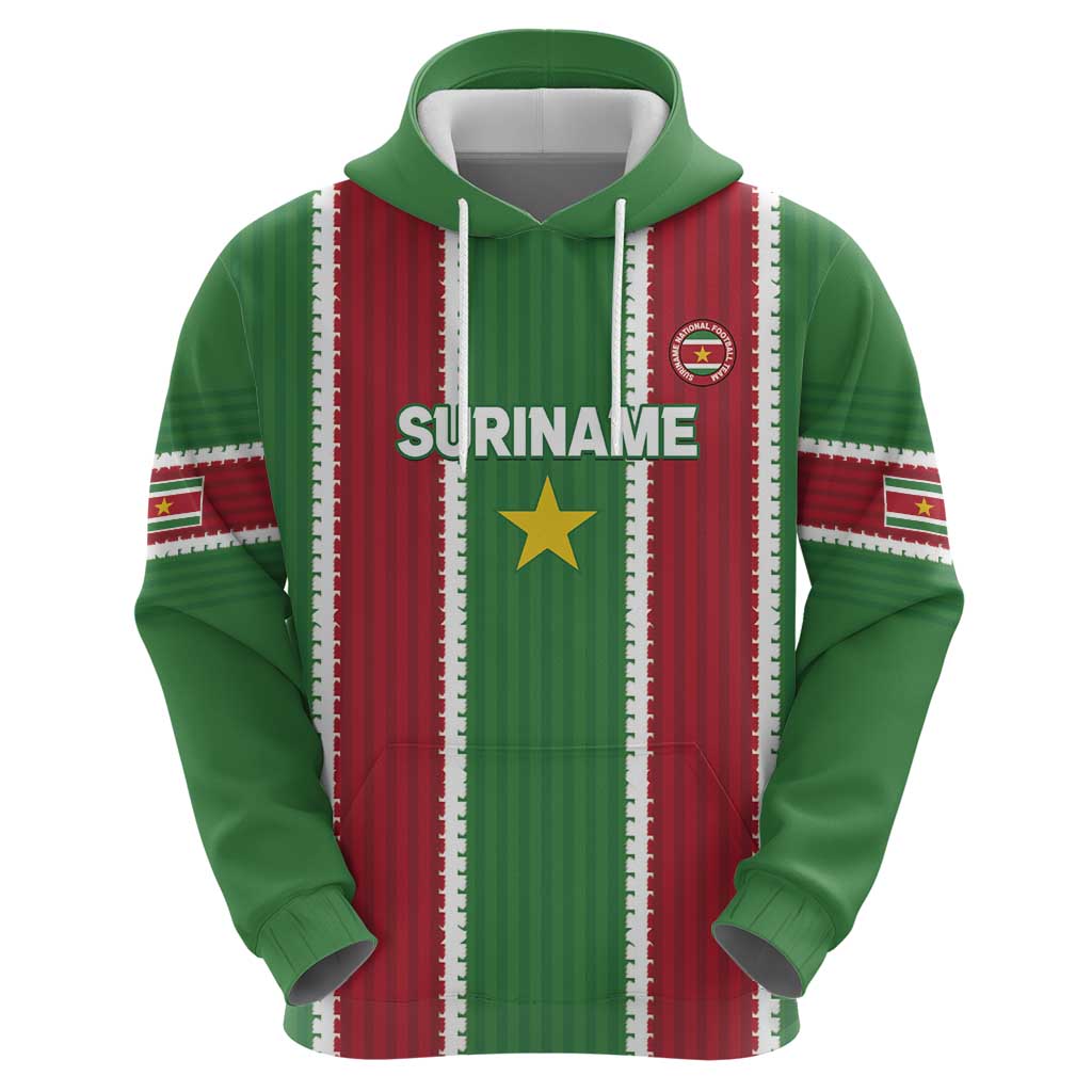 Custom Suriname Football Hoodie 2025 Go Natio Flag Color LT14