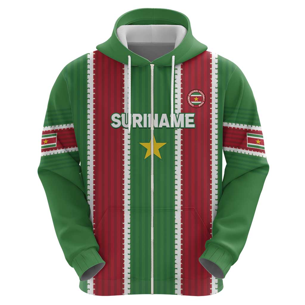 Custom Suriname Football Hoodie 2025 Go Natio Flag Color LT14
