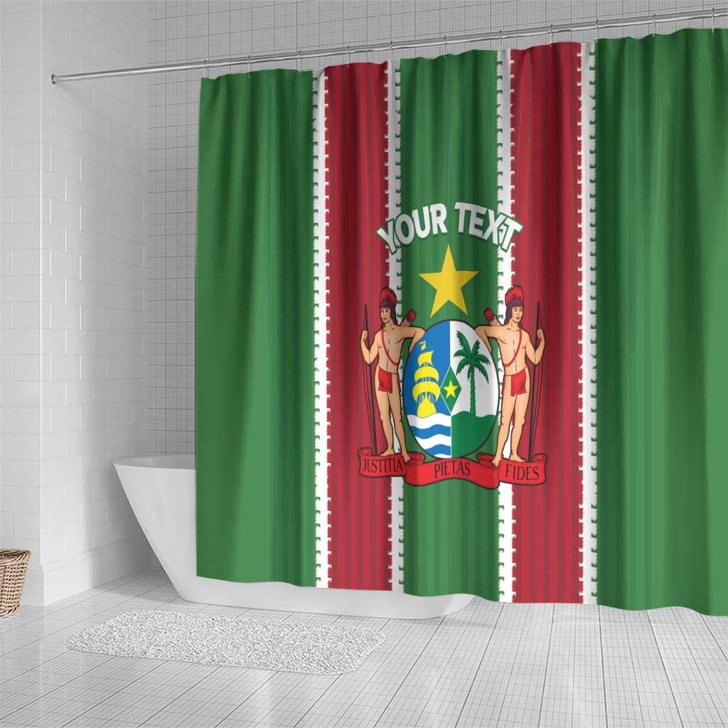 Custom Suriname Football Shower Curtain 2025 Go Natio Flag Color LT14