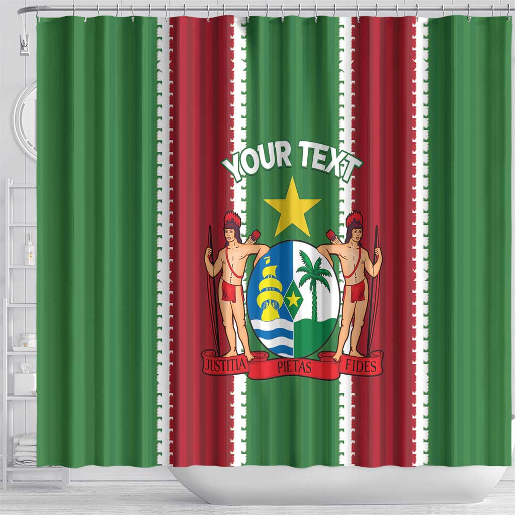 Custom Suriname Football Shower Curtain 2025 Go Natio Flag Color LT14