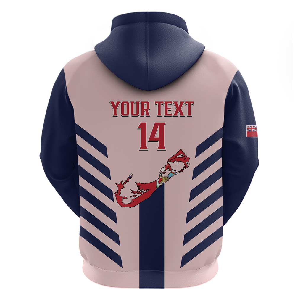 Custom Bermuda Football Hoodie 2025 Go Gombey Warriors - Pink LT14