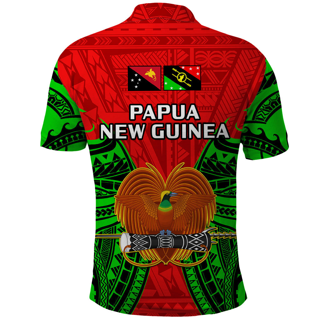Papua New Guinea Polo Shirt Southern Highlands Province Mix Coat Of Arms Polynesian Art LT14