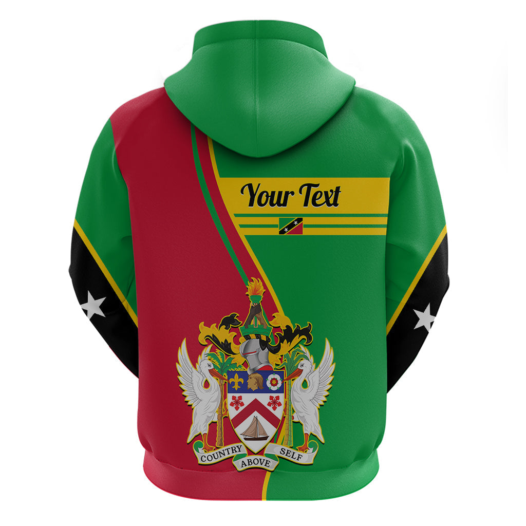 Custom Saint Kitts and Nevis Hoodie Coat Of Arms Style LT14
