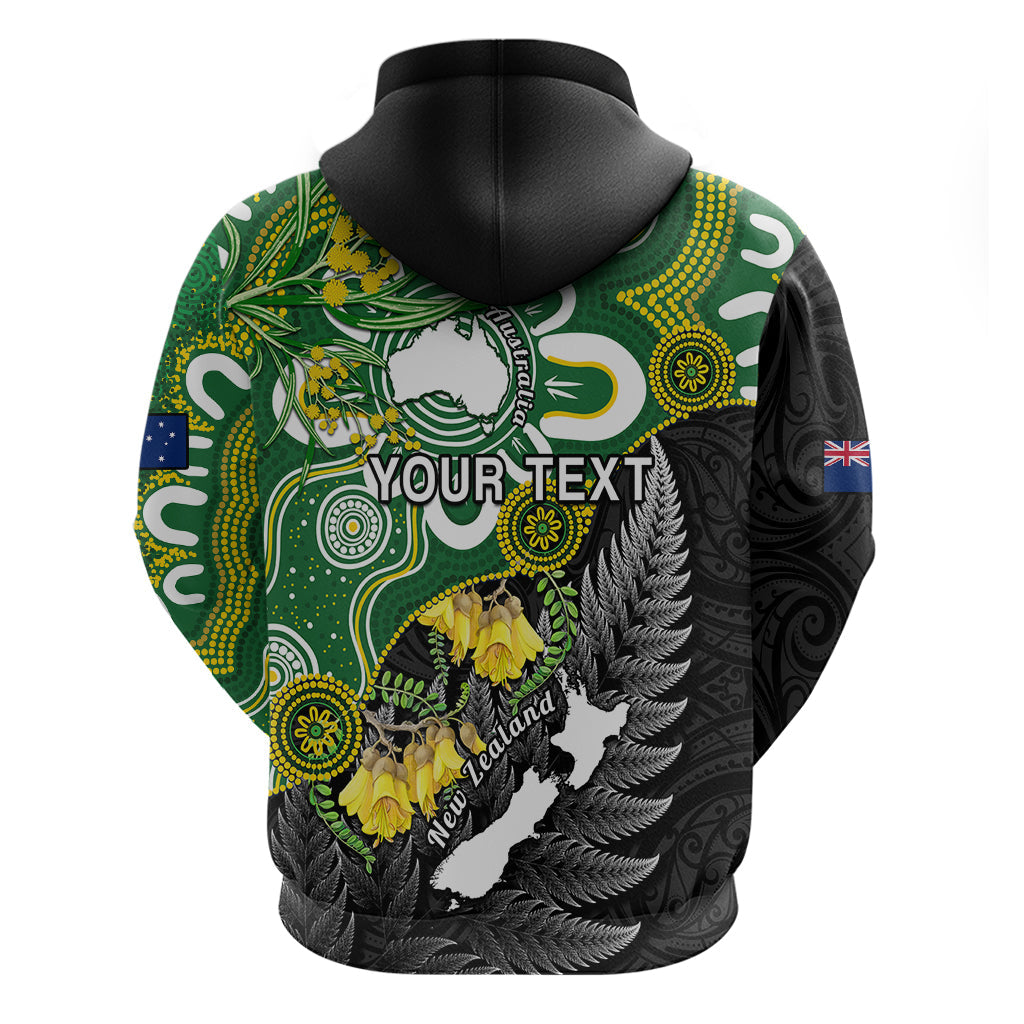 Custom New Zealand And Australia Hoodie Aboriginal Mix Aotearoa Maori Unique Style LT14