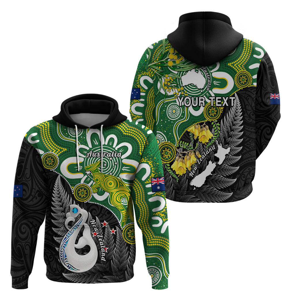 Custom New Zealand And Australia Hoodie Aboriginal Mix Aotearoa Maori Unique Style LT14