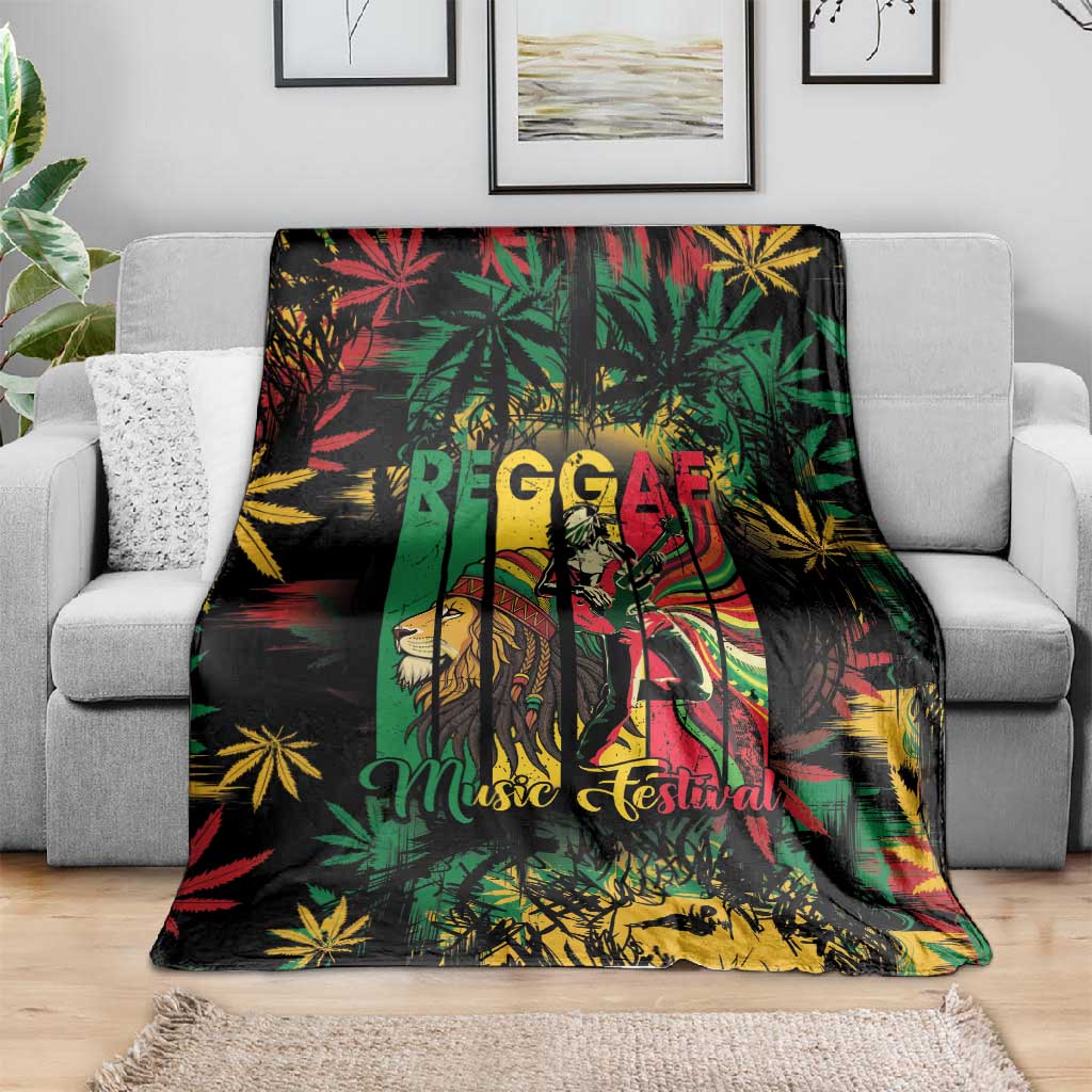 Jamaica Reggae Festival Blanket One Love Rastafari Culture LT14