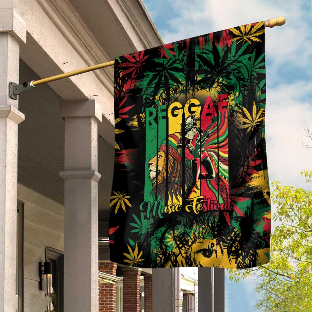 Jamaica Reggae Festival Garden Flag One Love Rastafari Culture LT14