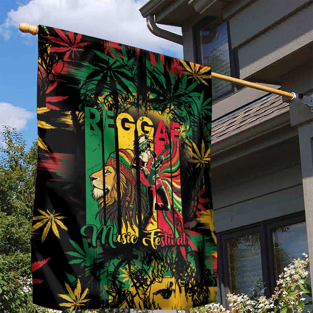 Jamaica Reggae Festival Garden Flag One Love Rastafari Culture LT14