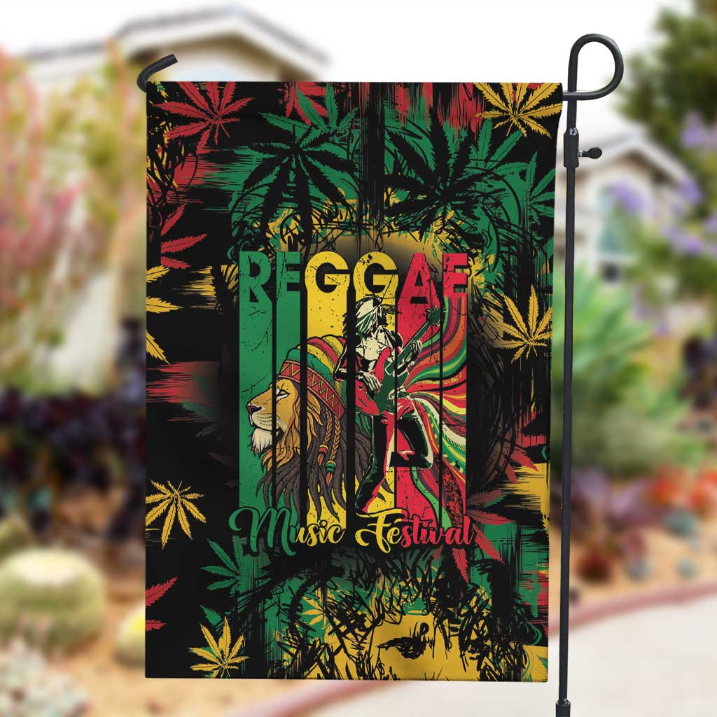Jamaica Reggae Festival Garden Flag One Love Rastafari Culture LT14