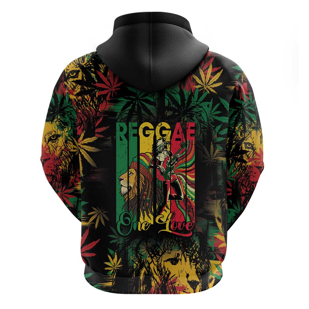 Jamaica Reggae Festival Hoodie One Love Rastafari Culture LT14