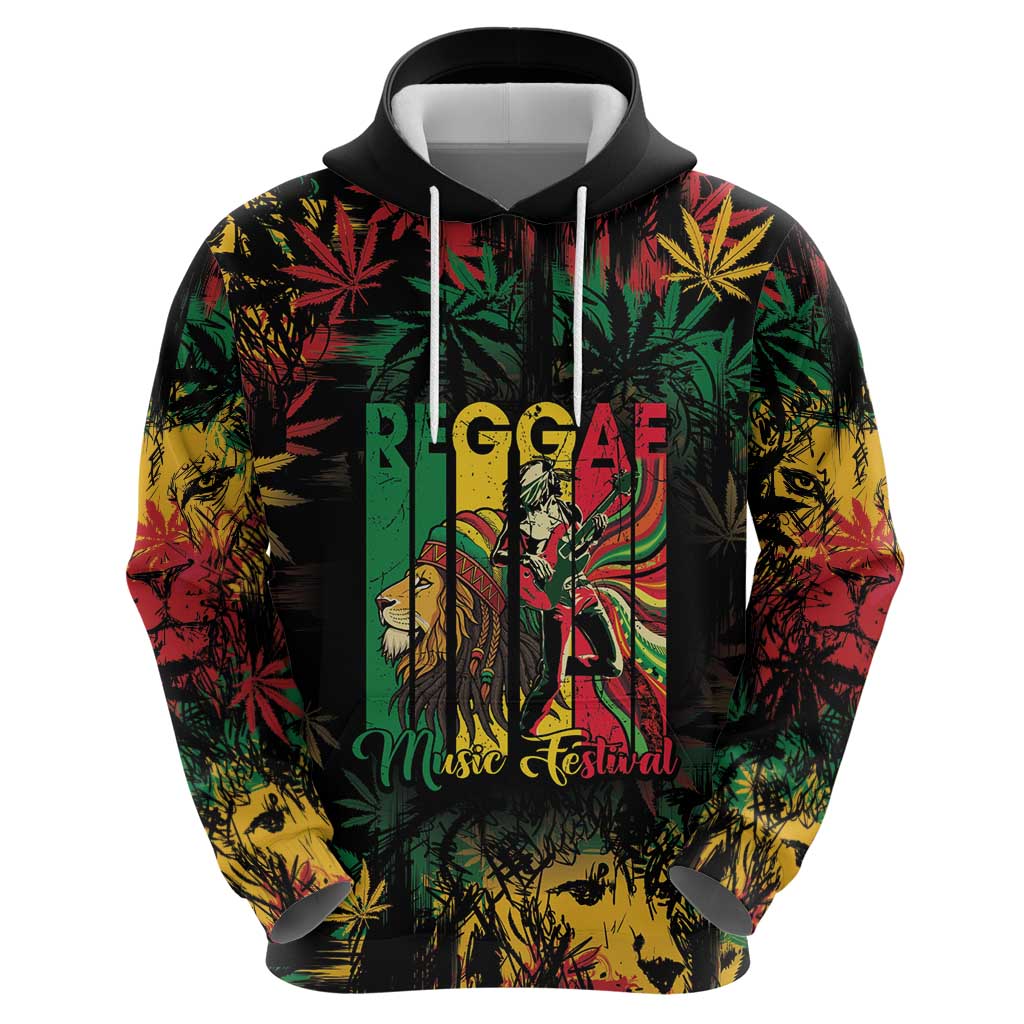 Jamaica Reggae Festival Hoodie One Love Rastafari Culture LT14
