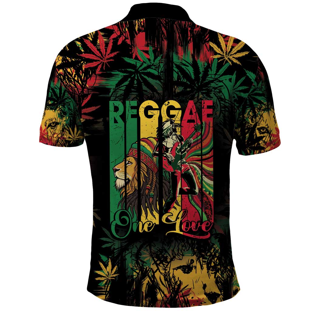 Jamaica Reggae Festival Polo Shirt One Love Rastafari Culture LT14