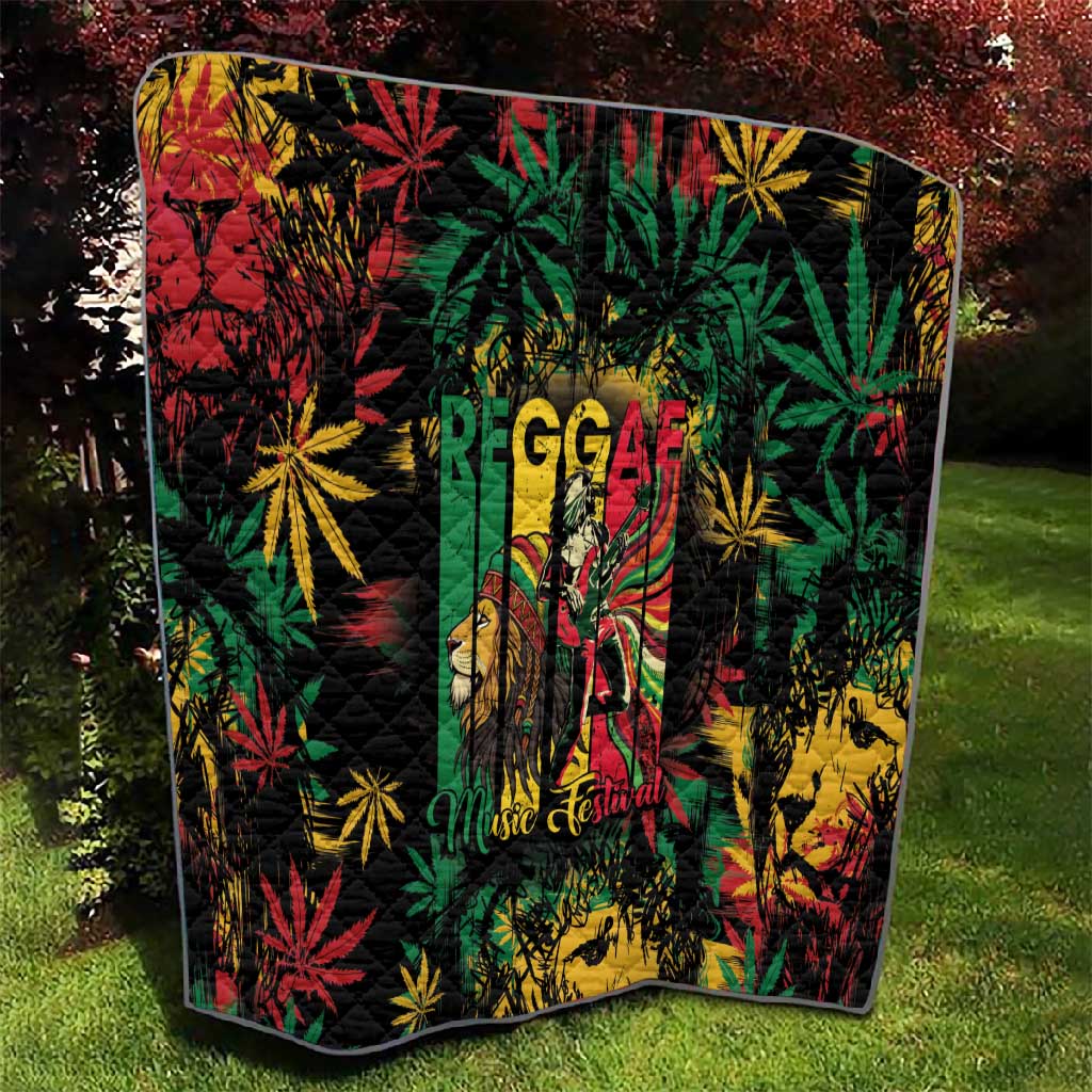 Jamaica Reggae Festival Quilt One Love Rastafari Culture LT14