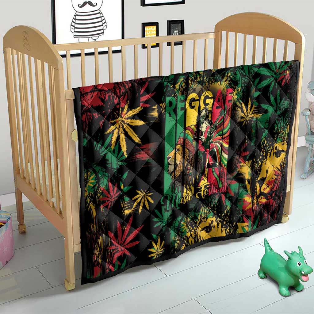 Jamaica Reggae Festival Quilt One Love Rastafari Culture LT14