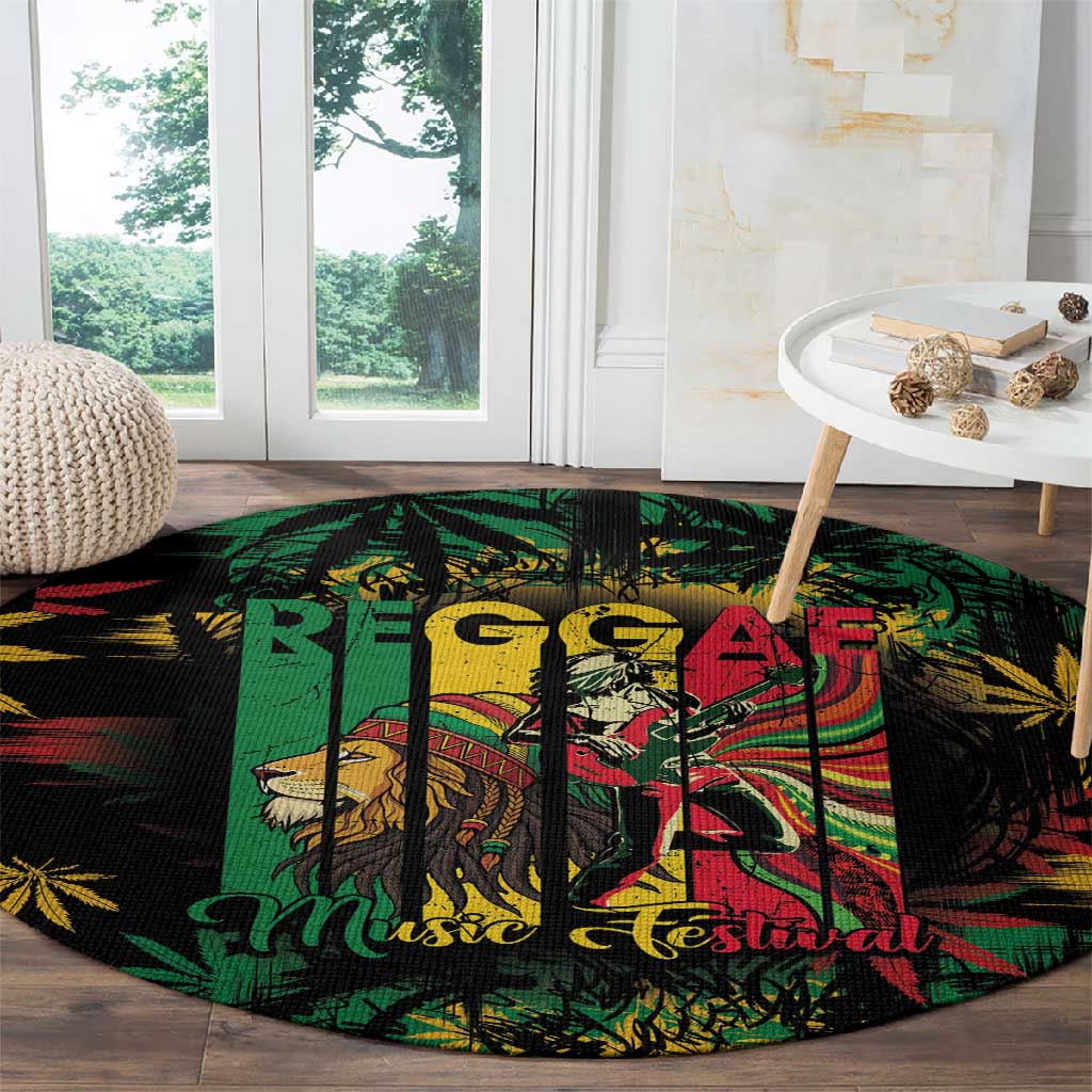Jamaica Reggae Festival Round Carpet One Love Rastafari Culture LT14