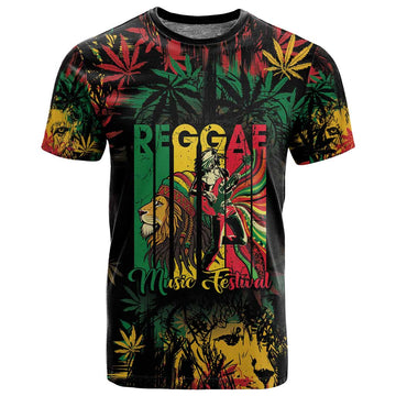 Jamaica Reggae Festival T shirt One Love Rastafari Culture LT14
