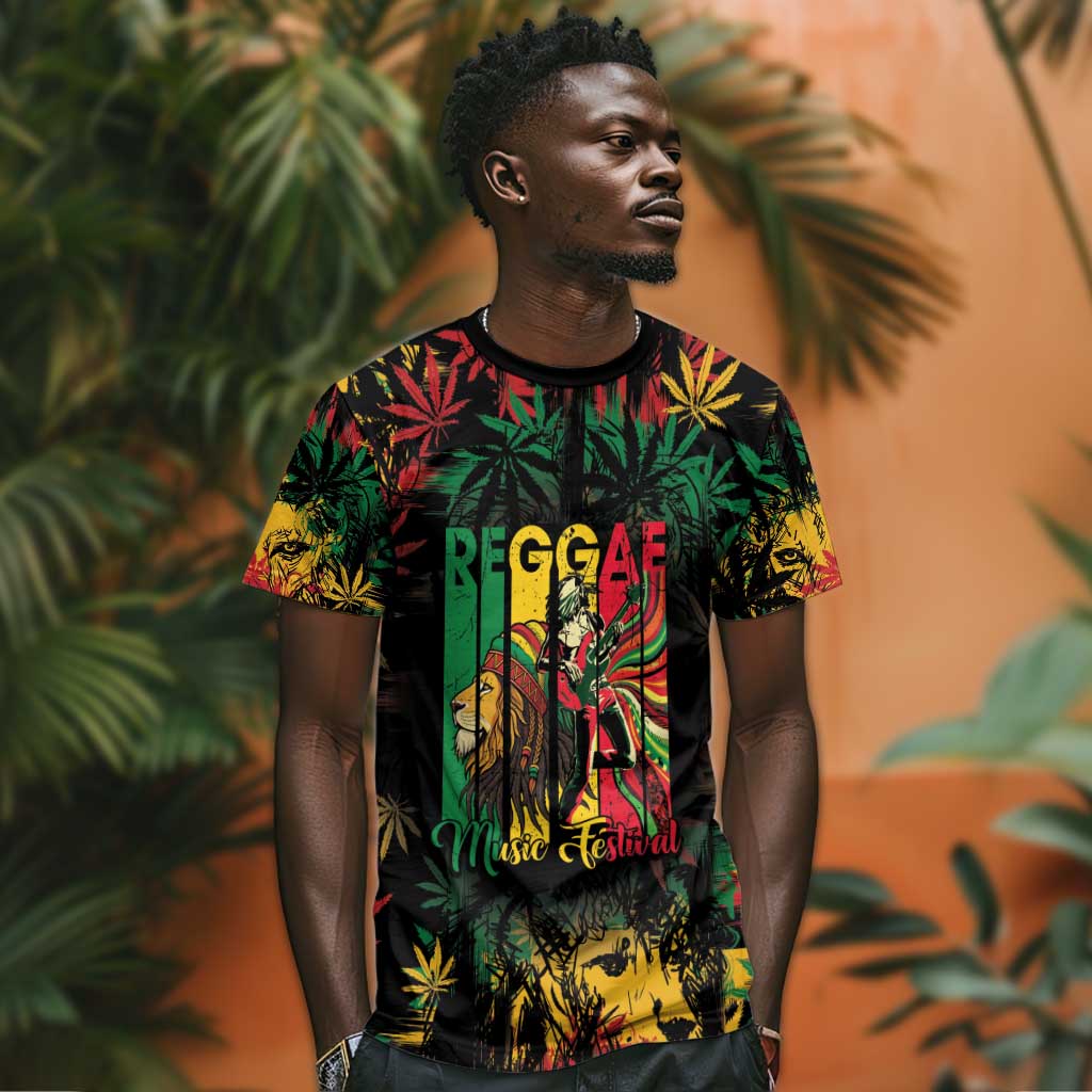 Jamaica Reggae Festival T shirt One Love Rastafari Culture LT14