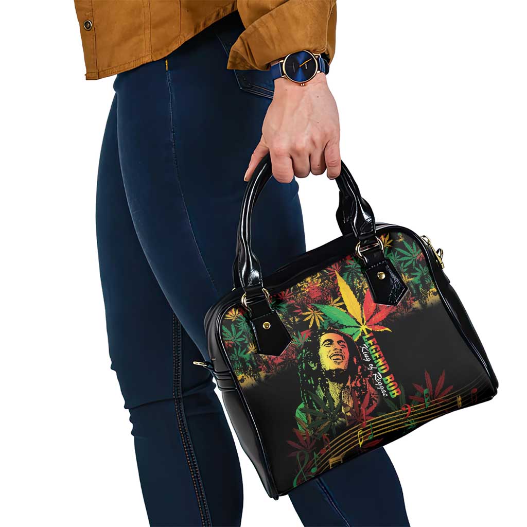 King Of Reggae Legend Bob Shoulder Handbag Rasta Cannabis LT14