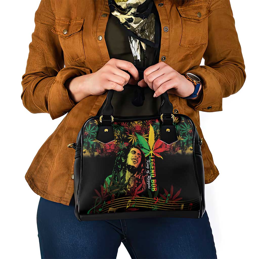 King Of Reggae Legend Bob Shoulder Handbag Rasta Cannabis LT14