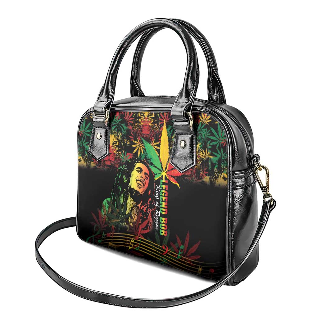 King Of Reggae Legend Bob Shoulder Handbag Rasta Cannabis LT14