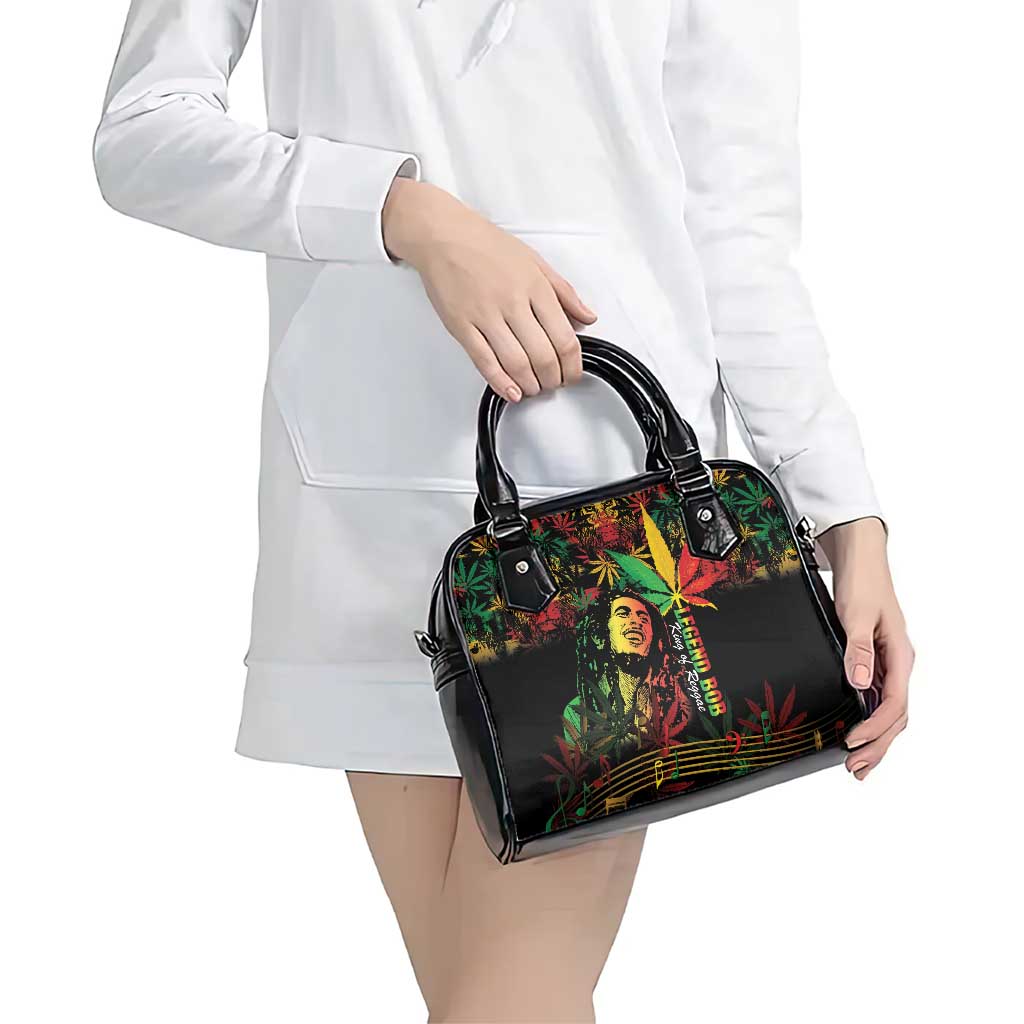 King Of Reggae Legend Bob Shoulder Handbag Rasta Cannabis LT14