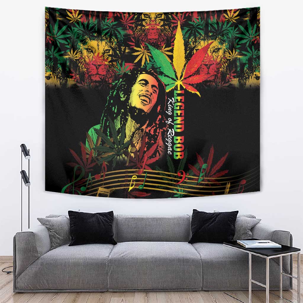 King Of Reggae Legend Bob Tapestry Rasta Cannabis LT14
