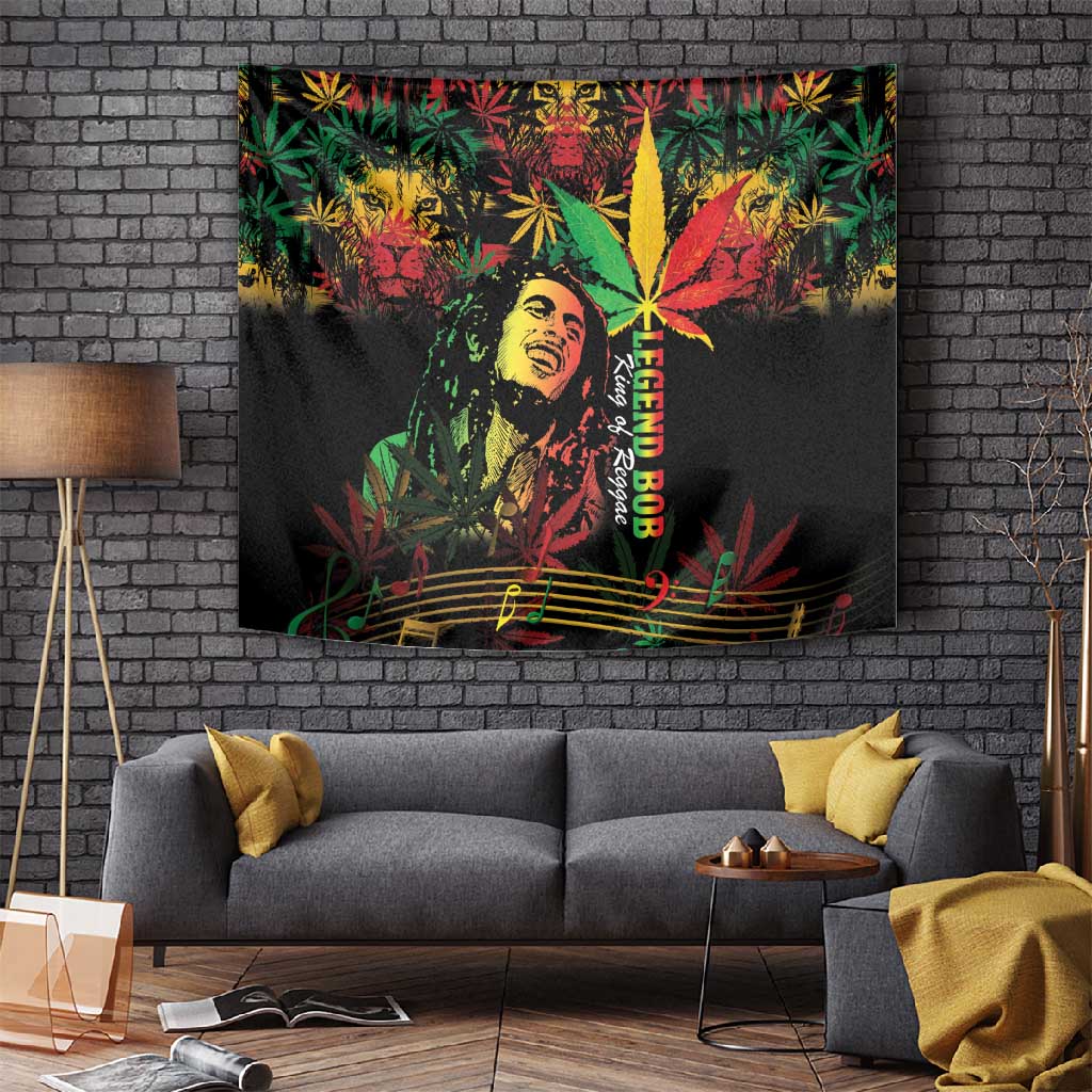 King Of Reggae Legend Bob Tapestry Rasta Cannabis LT14