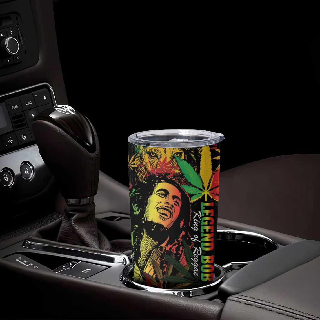King Of Reggae Legend Bob Tumbler Cup Rasta Cannabis LT14