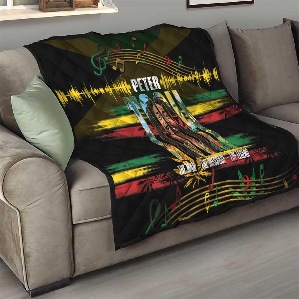 Jamaica Reggae Legend Tosh Quilt Cannabis Pattern LT14