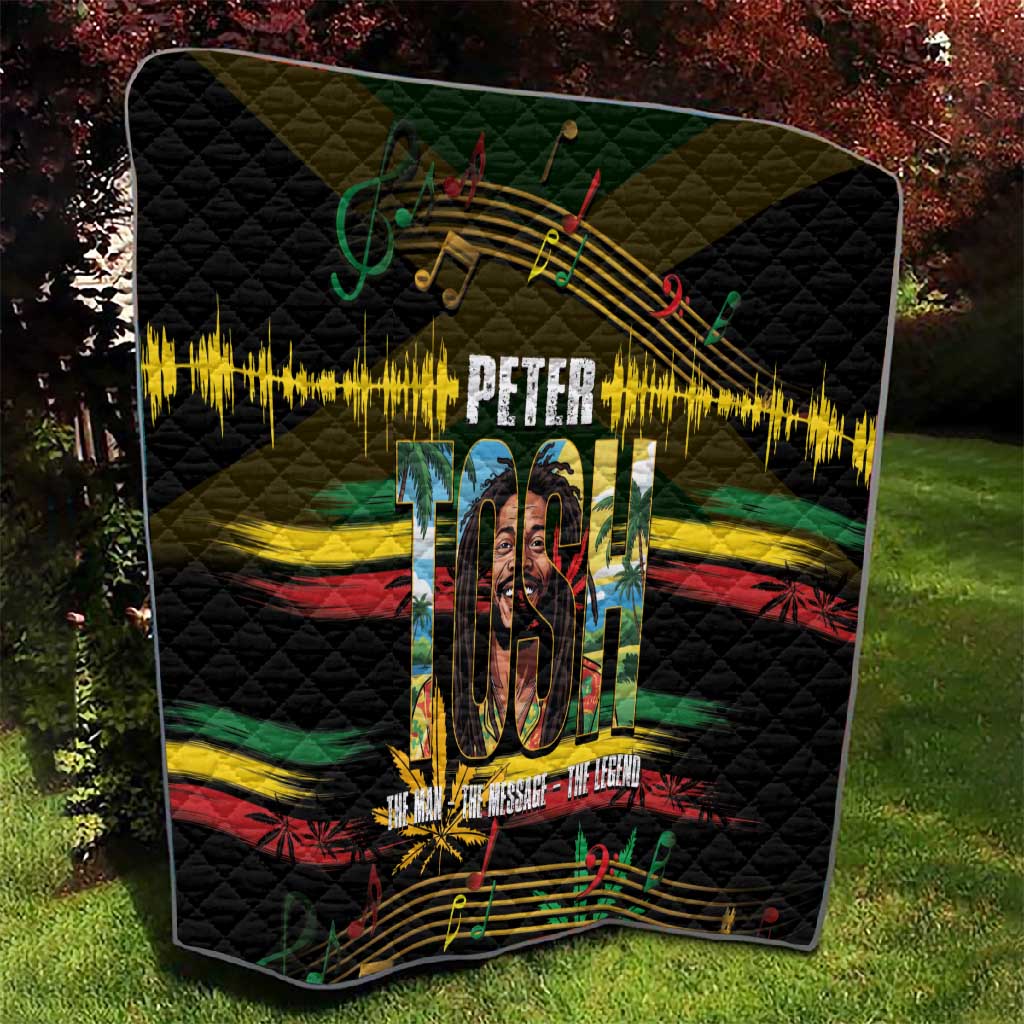Jamaica Reggae Legend Tosh Quilt Cannabis Pattern LT14