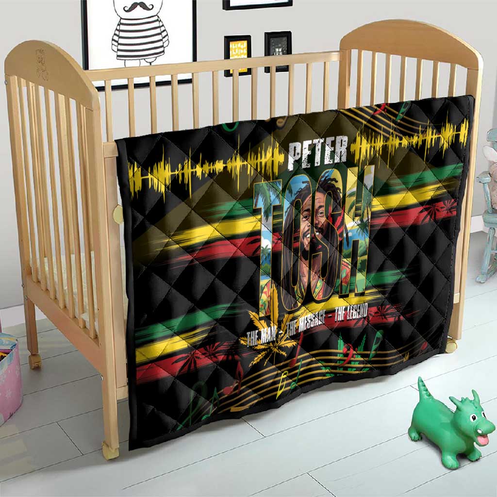 Jamaica Reggae Legend Tosh Quilt Cannabis Pattern LT14