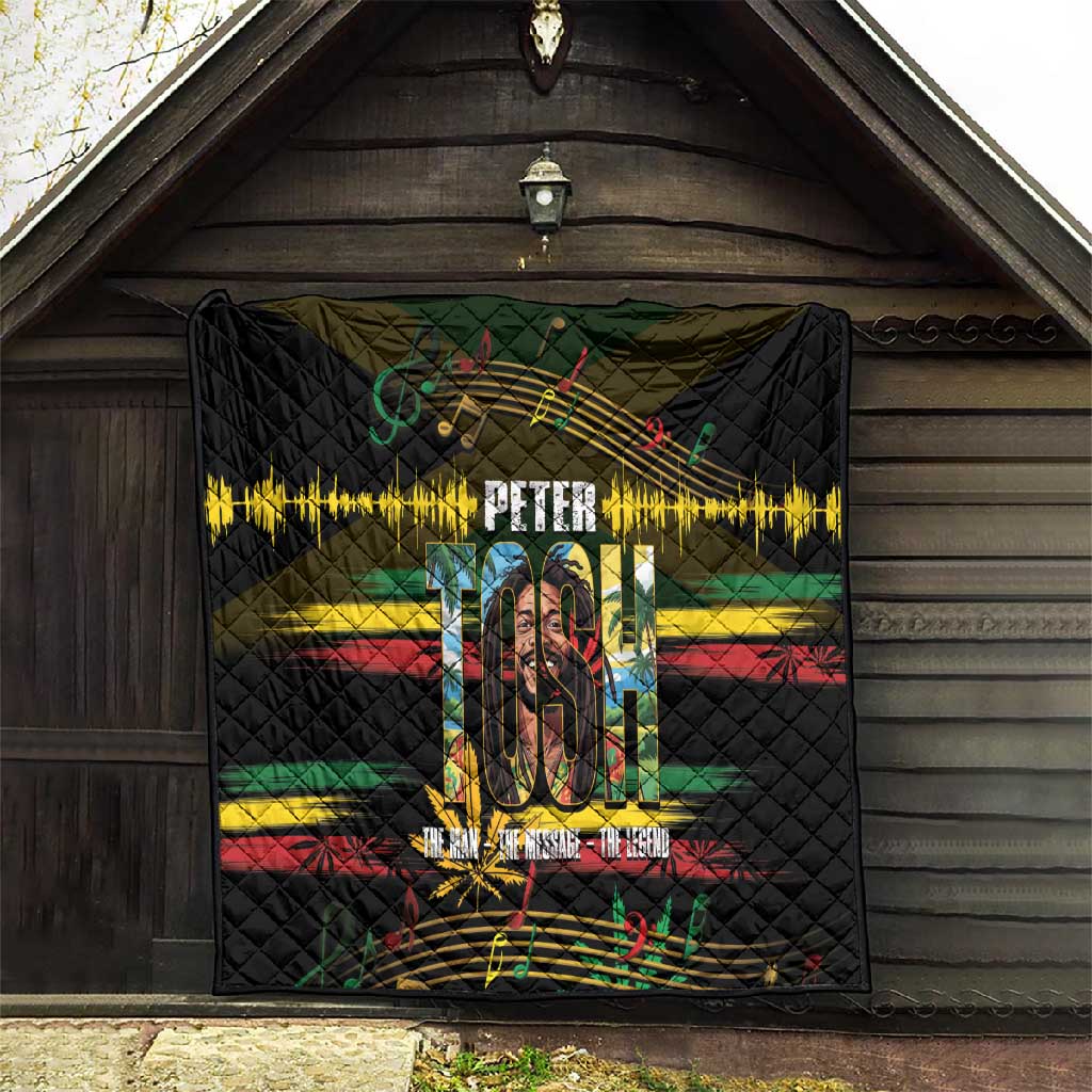 Jamaica Reggae Legend Tosh Quilt Cannabis Pattern LT14